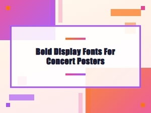 Top Award-Winning Bold Fonts for Concert Posters