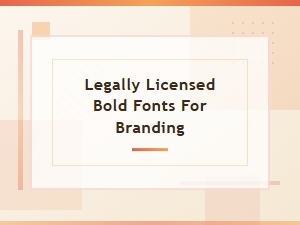 Award-Winning Bold Fonts for Legitimate Branding